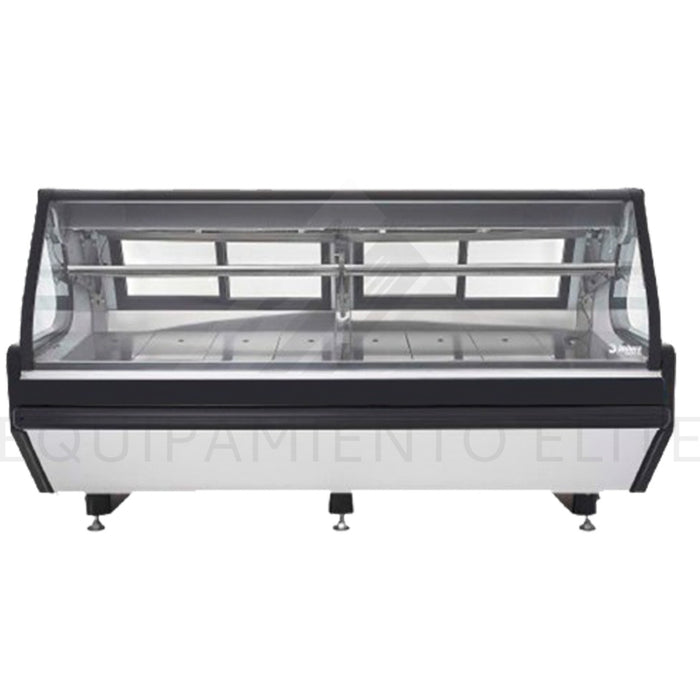 Vitrina Carnicera Blanca con Mosaico Negro Luz Led 636 L (1029121) Imbera VMCA-250