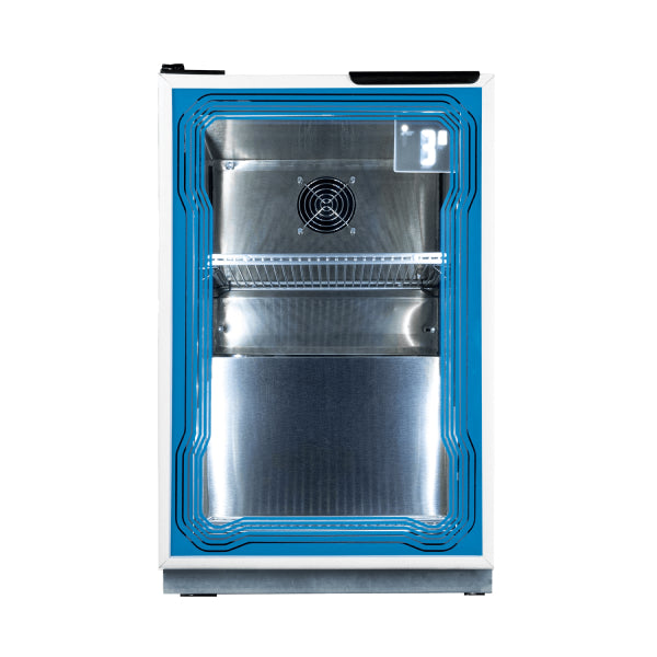 Refrigerador Médico Vertical Blanco Luz Led sin Cerradura 1 Pie (1023588) Imbera VMC01-M1 SC
