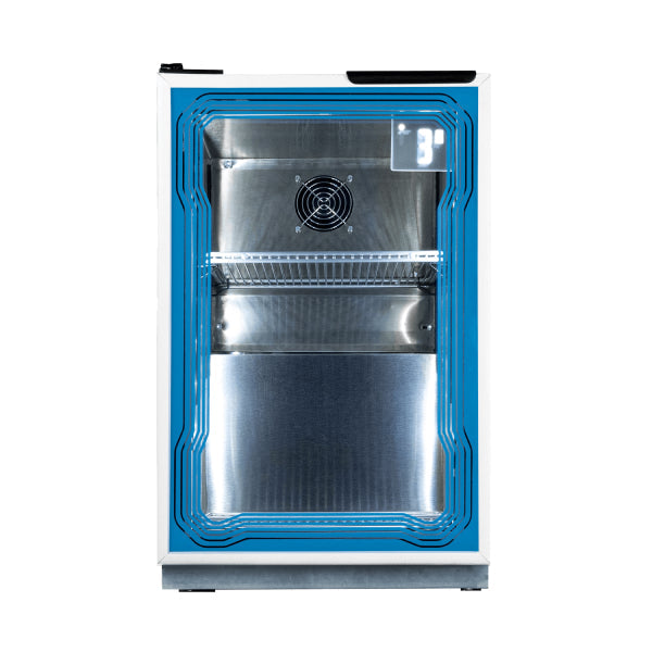 Refrigerador Médico Vertical Blanco Luz Led con Cerradura 1 Pie (1024778) Imbera VMC01-M1