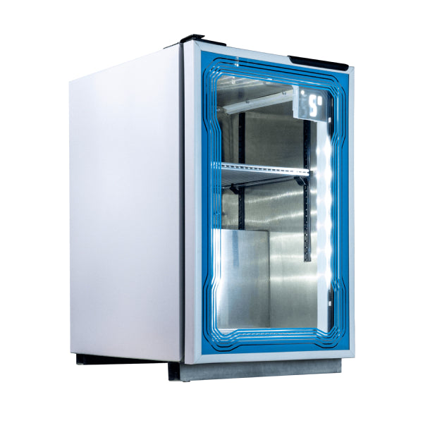 Refrigerador Médico Vertical Blanco Luz Led sin Cerradura 1 Pie (1023588) Imbera VMC01-M1 SC