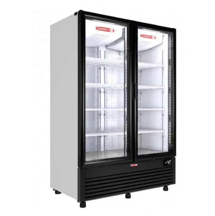 Congelador Vertical 2 Puertas Cristal 26 Pies Torrey TVF32-F2