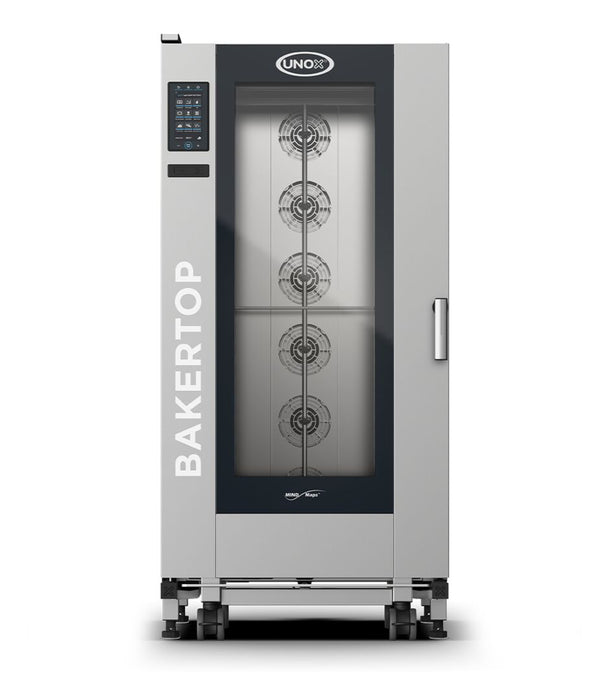 Horno de Carro Electrico Combinado 16 Bandejas 66x46 cm BAKERTOP MIND.Map Unox XEBL-16FS-DPRS-AL