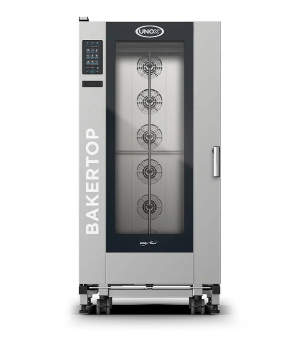 Horno de Carro Electrico Combinado 16 Bandejas 66x46 cm BAKERTOP MIND.Map Unox XEBL-16FS-DPRS-AL