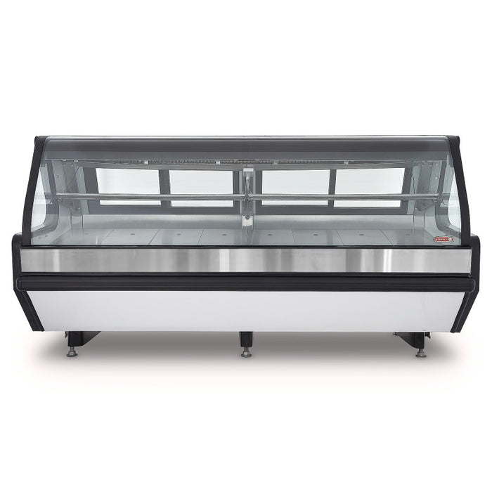 Vitrina Carnicera Tramo Exhibidor Acero Inox 250cm Torrey TEC250-AI