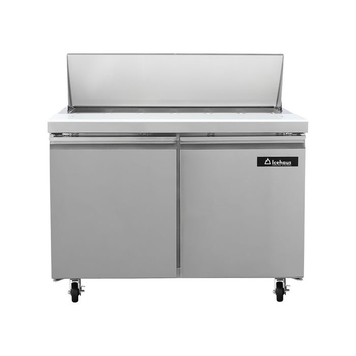 Mesa Para Ensaladas 2 Puertas 13 Pies Icehaus ME-2P-SS-01