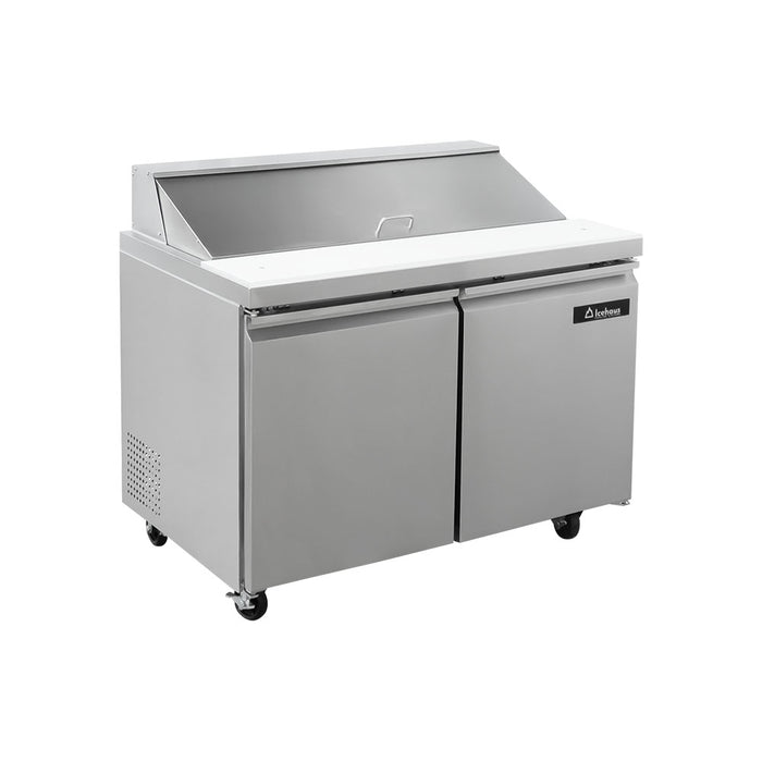 Mesa Para Ensaladas 2 Puertas 13 Pies Icehaus ME-2P-SS-01