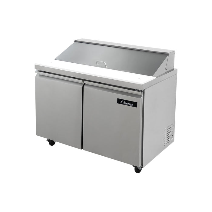 Mesa Para Ensaladas 2 Puertas 13 Pies Icehaus ME-2P-SS-01