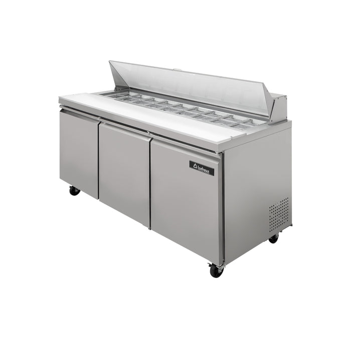 Mesa Para Ensaladas 3 Puertas 19 Pies Icehaus ME-3P-SS-01