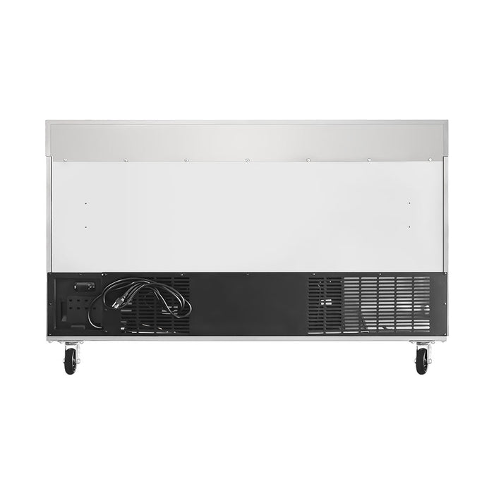 Mesa De Trabajo Refrigerador 2 Puertas 15 Pies Icehaus MTR-2P-SS-02