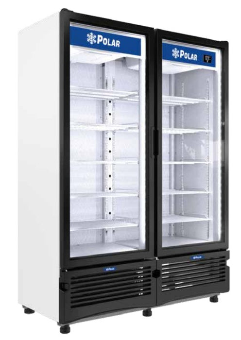 Refrigerador Vertical 1 Puerta Cristal 42 Pies Polar PVC42