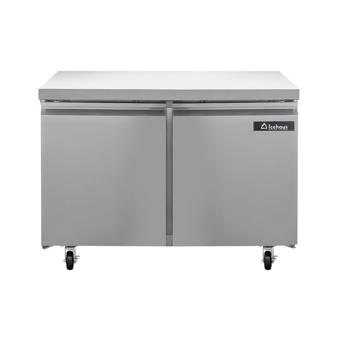 Refrigerador Bajo Barra 2 Puertas 11 Pies Icehaus RBB-2P-SS-01