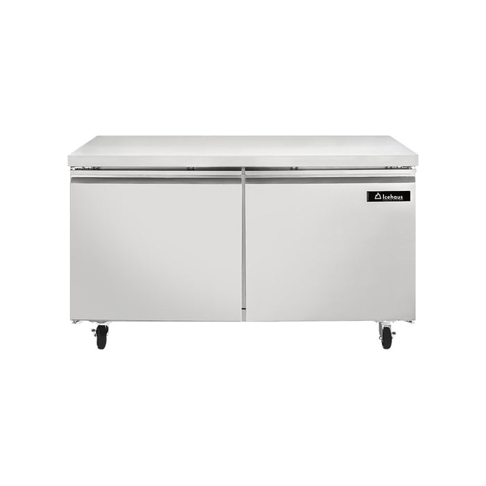 Congelador Bajo Barra 2 Puertas 15 Pies Icehaus CBB-2P-SS-02