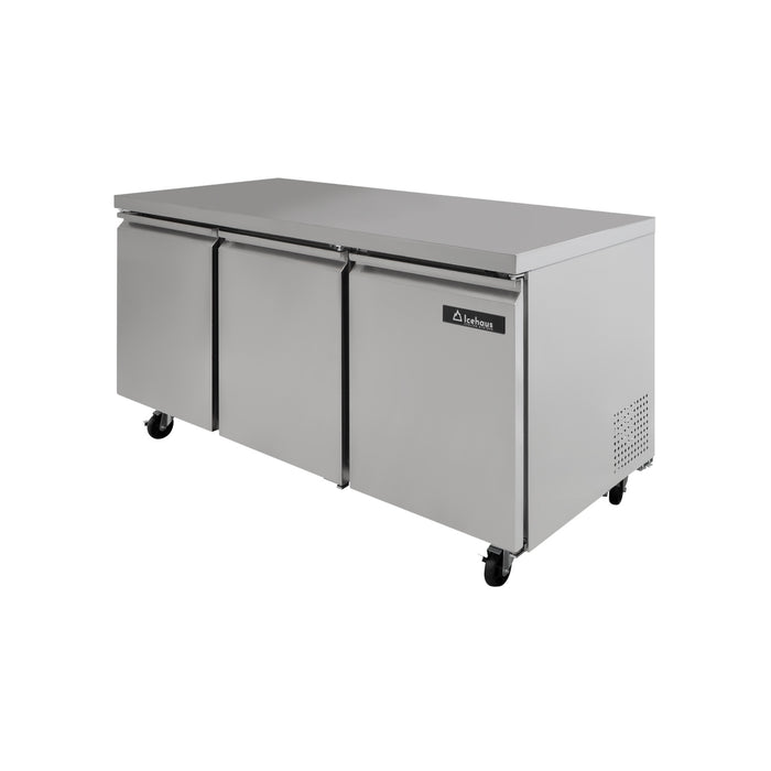 Refrigerador Bajo Barra 3 Puertas 17 Pies Icehaus RBB-3P-SS-01