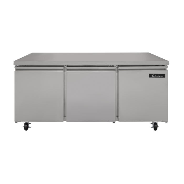 Refrigerador Bajo Barra 3 Puertas 17 Pies Icehaus RBB-3P-SS-01