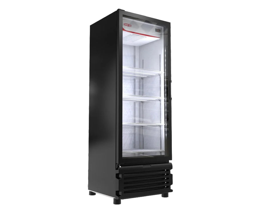 Refrigerador Vertical Exhibidor 1 Puerta Cristal Negro 19 Pies Torrey VR20