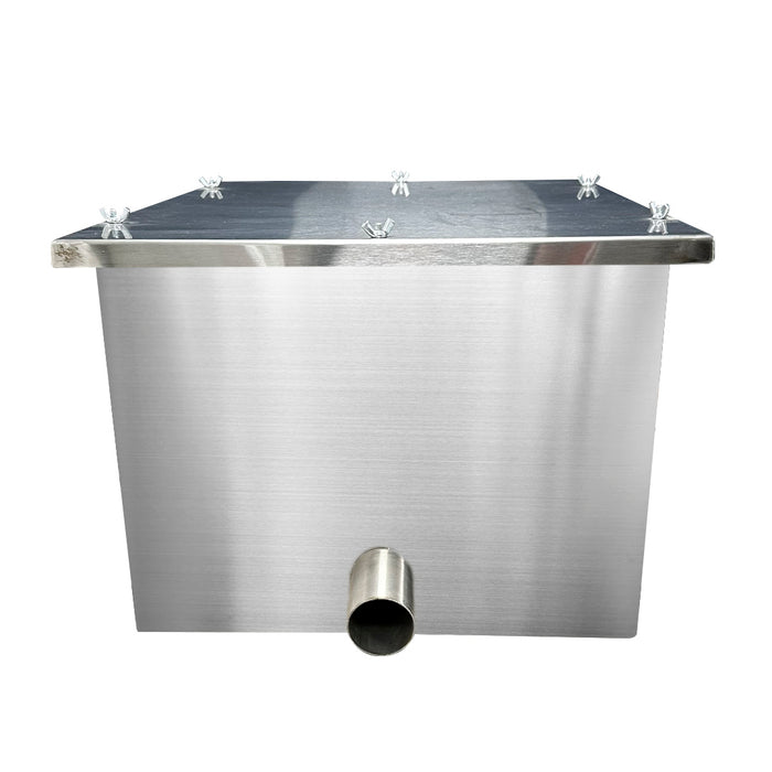 Trampa de Grasa 9 kg Acero Inox 46 cm X 67 cm X 32 cm INMEZA FACTORY TG9I-E
