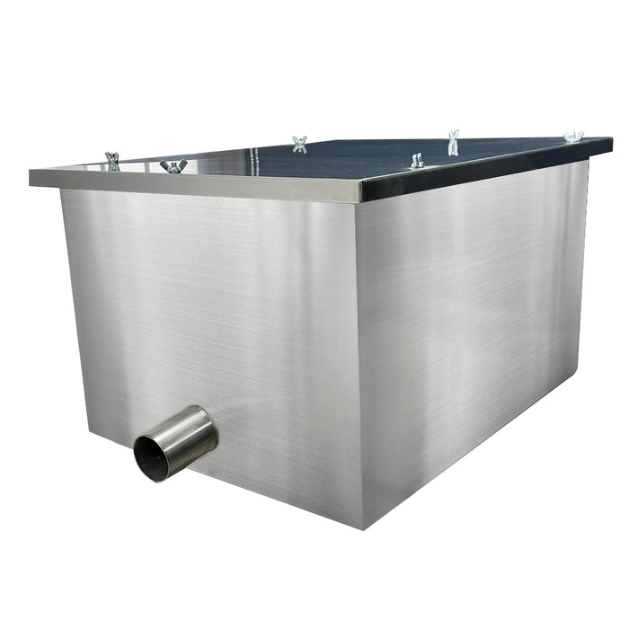 Trampa de Grasa 9 kg Acero Inox 46 cm X 67 cm X 32 cm INMEZA FACTORY TG9I-E