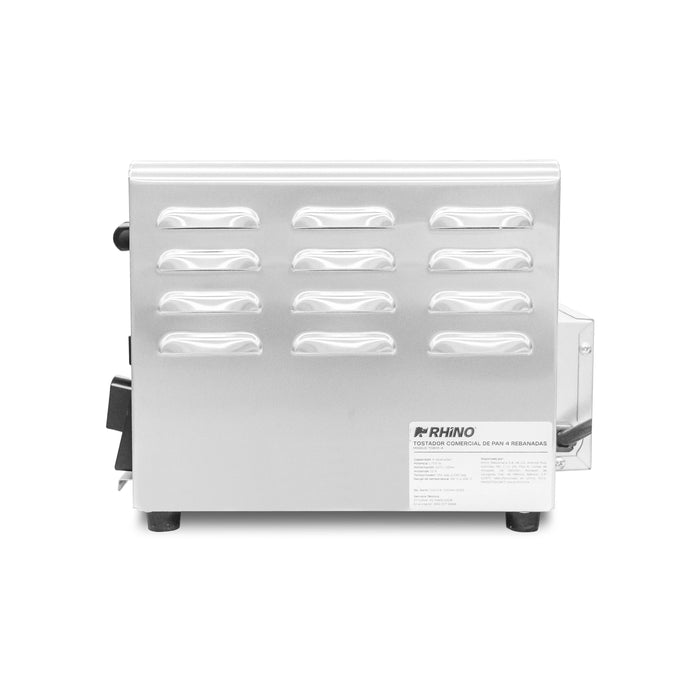 Tostador Comercial de Pan 4 Rebanadas Rhino TOSCO-4