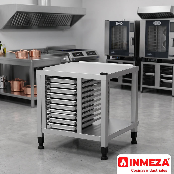 Stand Ultra Alto Posicionamiento en el Suelo 10 Bandejas GN 1/1 Unox XWDRA-1011-U