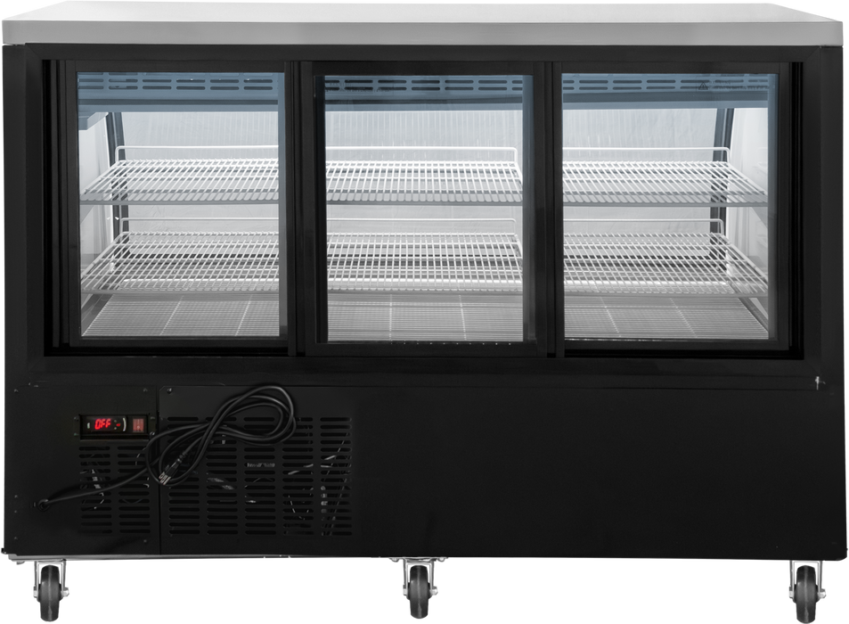 Vitrina Cremera Cristal Curvo, 3 Puertas, 20.4 Pies Drago VCI-200