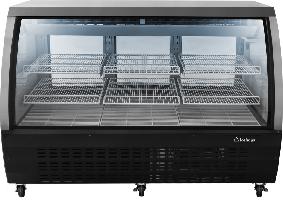 Vitrina Cremera Cristal Curvo, 3 Puertas, 20.4 Pies Drago VCI-200