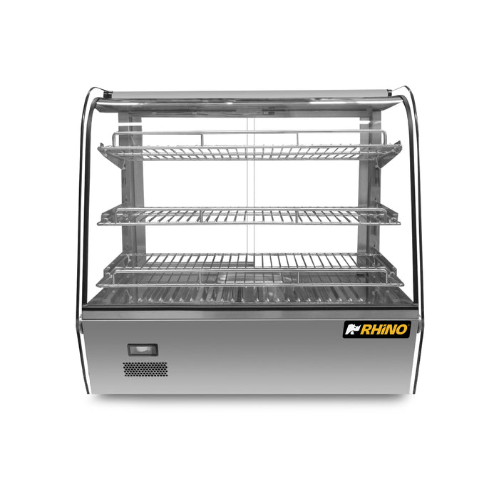 Vitrina Caliente Sobre Mostrador 120L Rhino VICAMO-120L