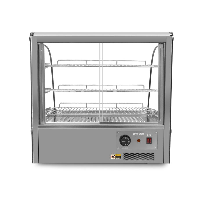 Vitrina Caliente Sobre Mostrador 120L Rhino VICAMO-120L