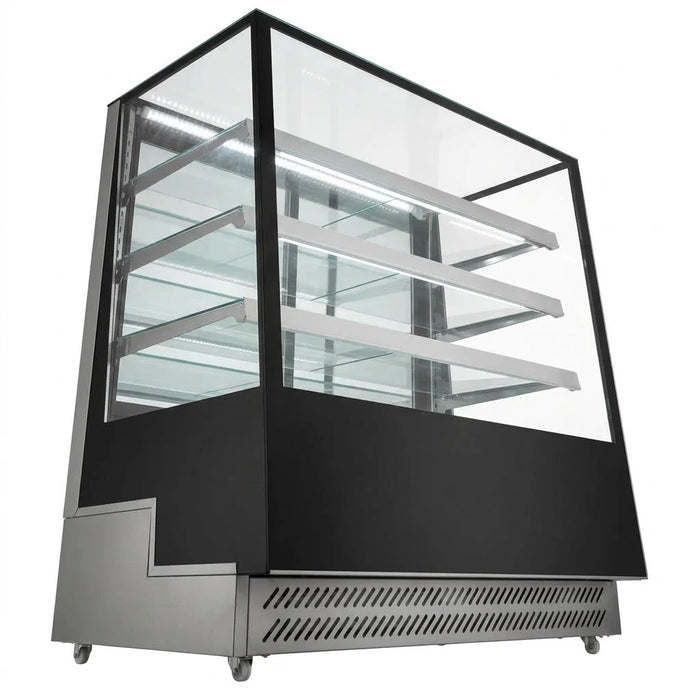 Vitrina Refrigerada De Piso Cristal Recto 350 L 480W 110V Migsa ARC-300L