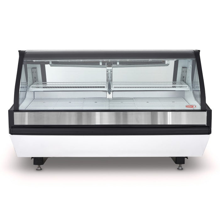 Vitrina Carnicera Autocontenida Blanca 200cm Torrey VTA200