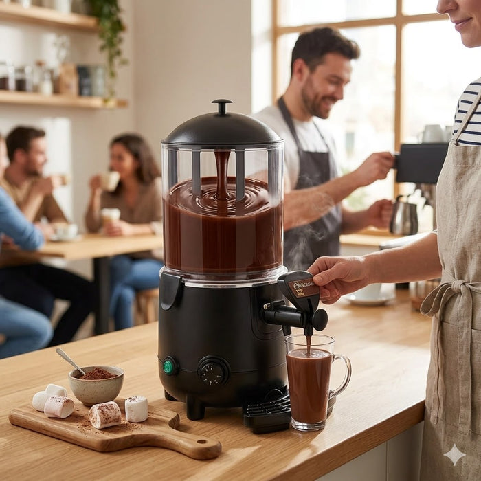 Chocolatera Electrica De 10 L 1,006W 120V Migsa CHOCOFAIRY 10L