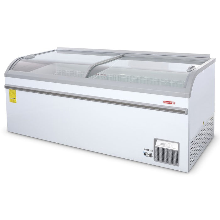 Islas de Exhibición Dual de Refrigeración y Media Congelación Lateral 2m Torrey IEDI-200