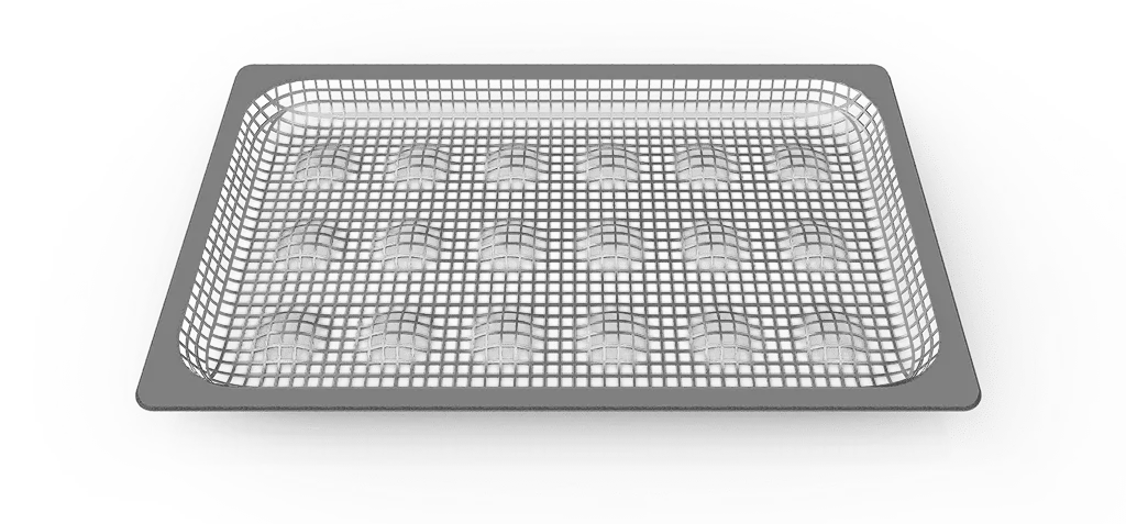 Bandeja Acero Inoxidable Perforada para Patatas Fritas GN 1/1, GN 2/1 POTATO.FRY Unox GRP817