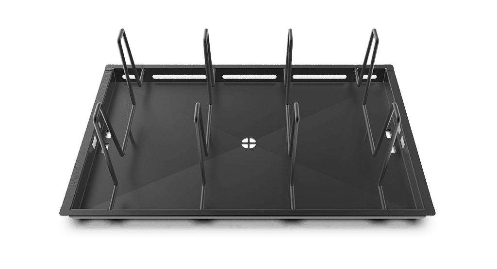 Parrilla Acero Inoxidable Antiadherente para 8 Pollos Enteros GN 1/1 POLLO.BLACK Unox GRP825