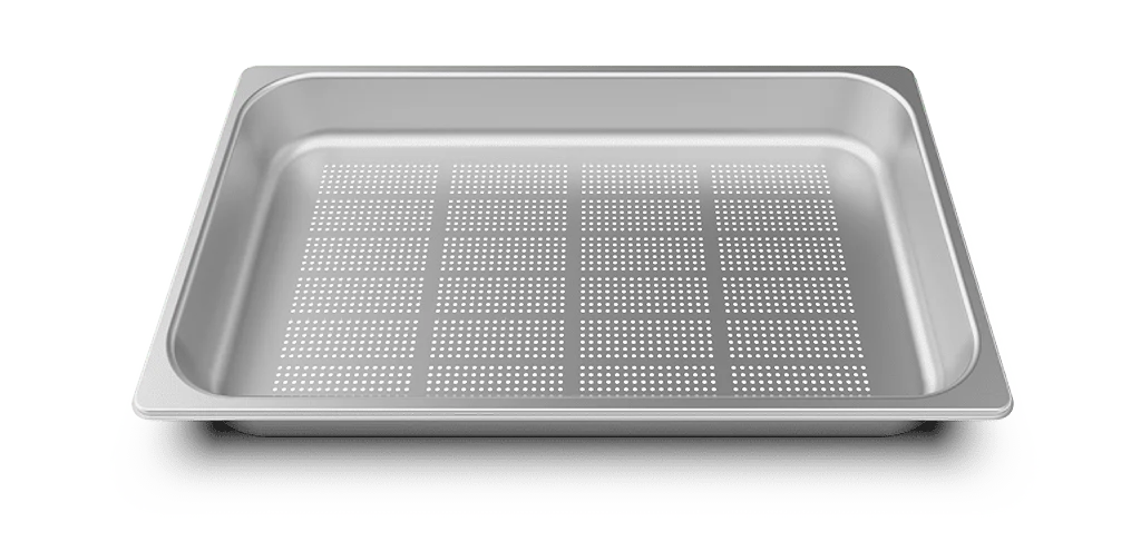 Bandeja en Acero Inoxidable Perforada GN 1/1, GN 2/1 FORO.STEEL65 Unox TG830