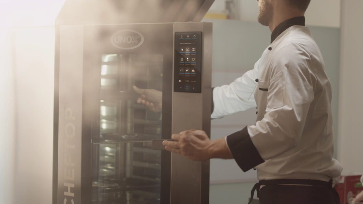 Horno de Carro a Gas Combinado 20 Bandejas GN 1/1 CHEFTOP MIND.Maps Unox XEVL-2011-GPRS