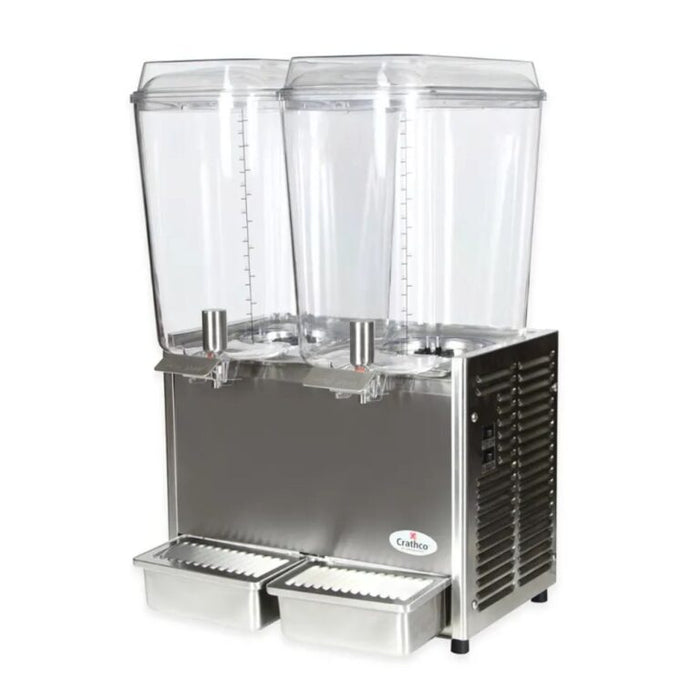 Dispensador De Bebidas 2 Tazones Acero Inox 18.9Lt C/U 660W 115V Crathco D25-3