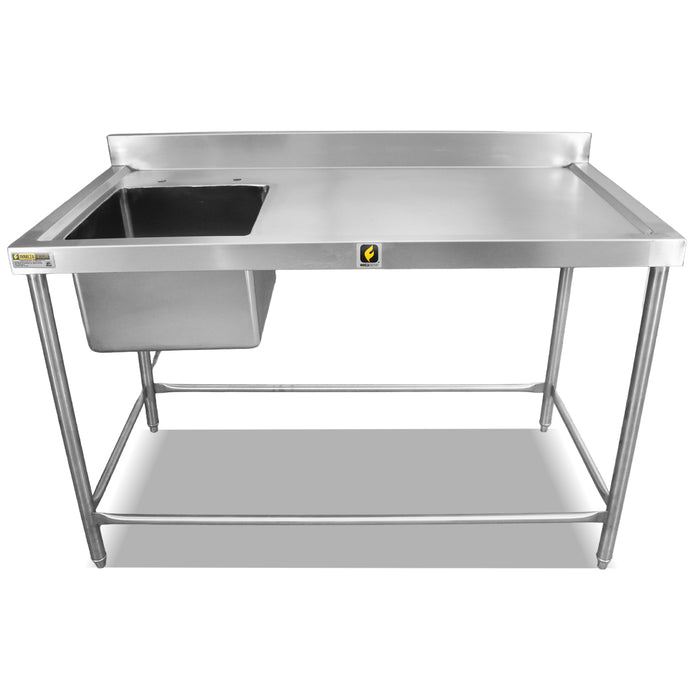 Fregadero una Tarja Izquierda Acero Inoxidable INMEZA FACTORY F1II
