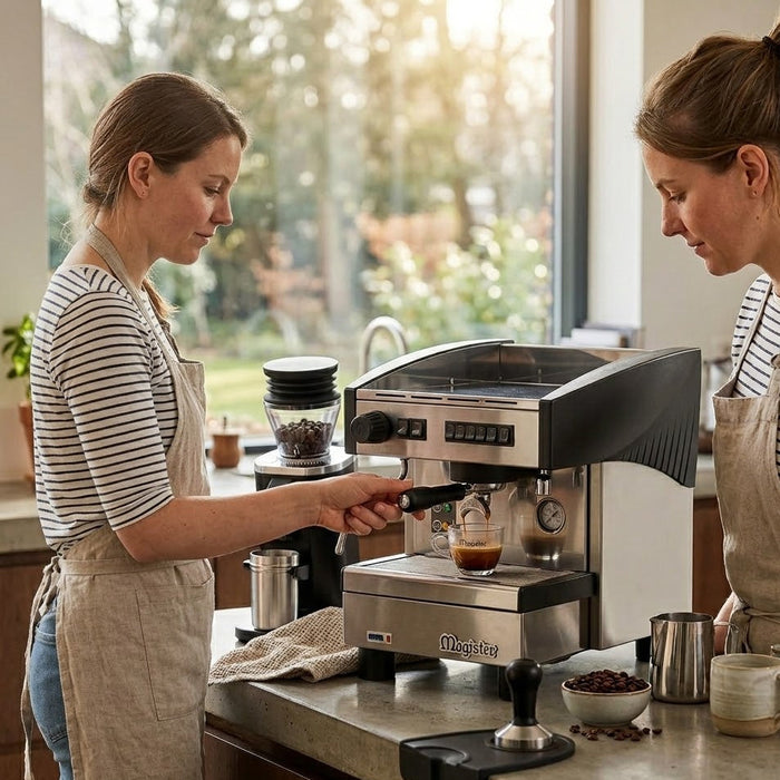 Cafetera Automática Electrónica Compacta 1 Grupo Linea Stilo 1,200W 127V Magister STILO ES60