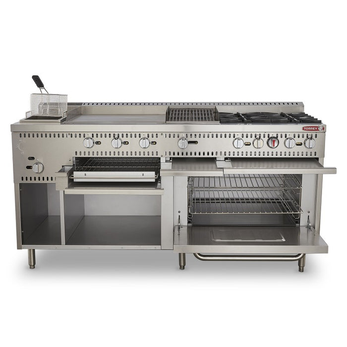 Estufa Gas Mixta 6 Estaciones en 1 Torrey EST-MA6G