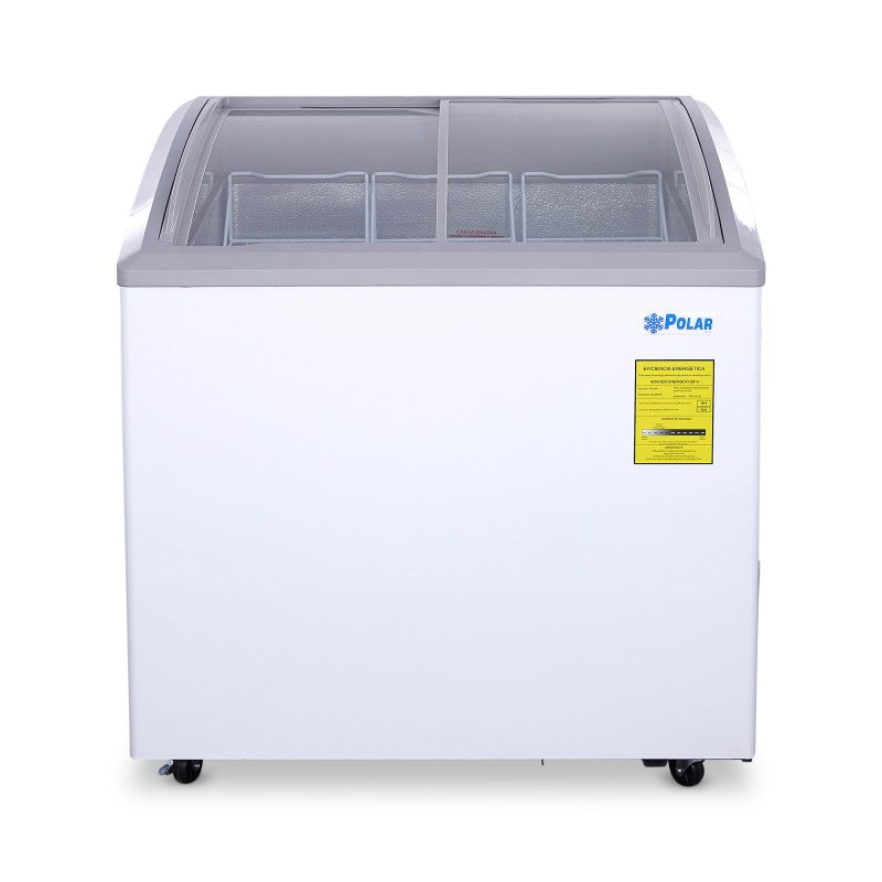 Congelador Horizontal Tapa Cristal Curvo 152L Polar CH-200CR — INMEZA