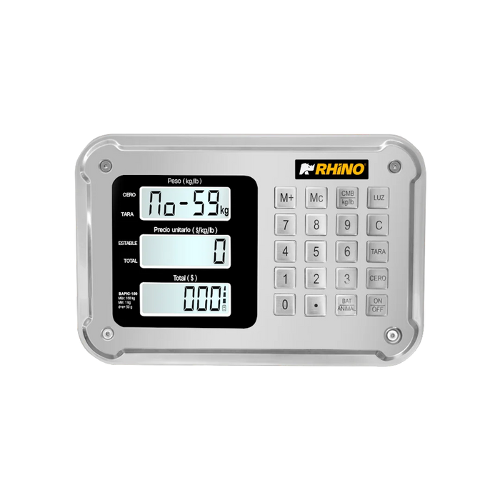 Báscula de Plataforma Inalámbrica 150 kg Rhino BAPIC-150