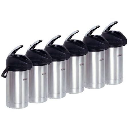 Servidor Airpot Accion Palanca 3 L Paquete 6 Piezas BUNN 32130.0100