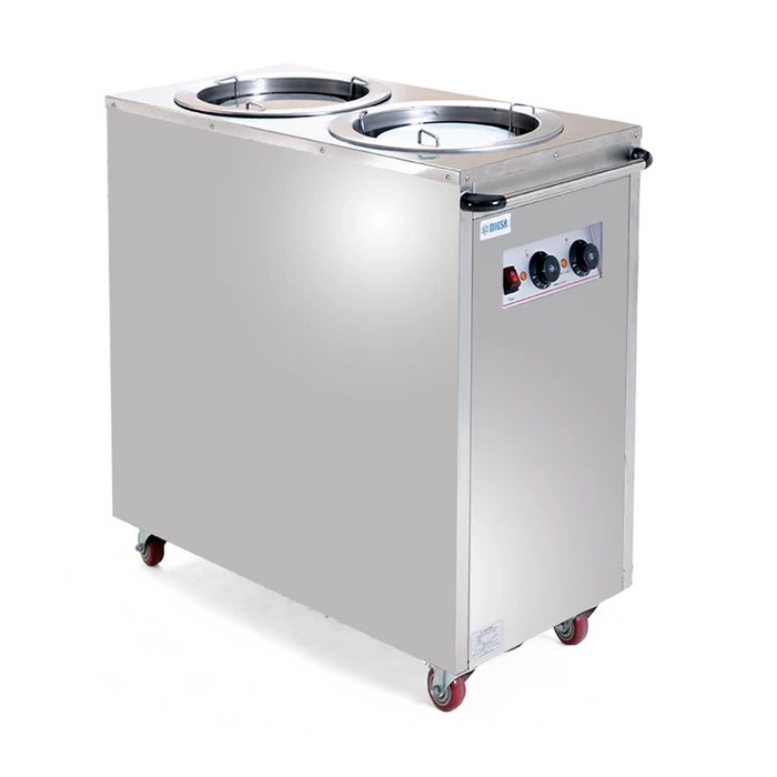 Calentador Eléctrico De Platos Doble 0.8 Kw 110V Migsa MCP-2