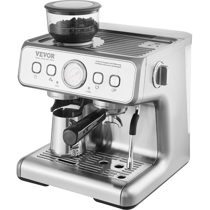 Cafetera Expreso Semiautomática con Molino 2.8L VEVOR CM5020B-UL