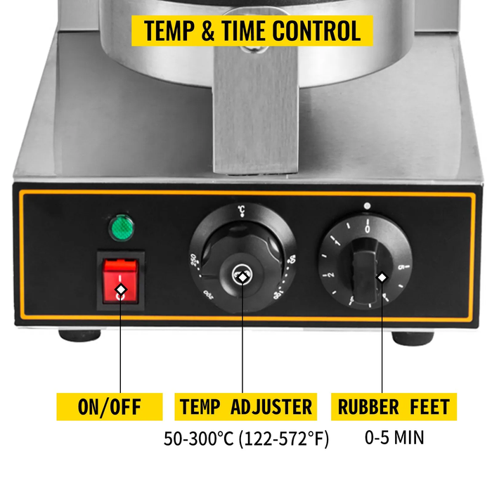 Waflera Electrica 32x25x53cm 1,000W VEVOR WF-3225