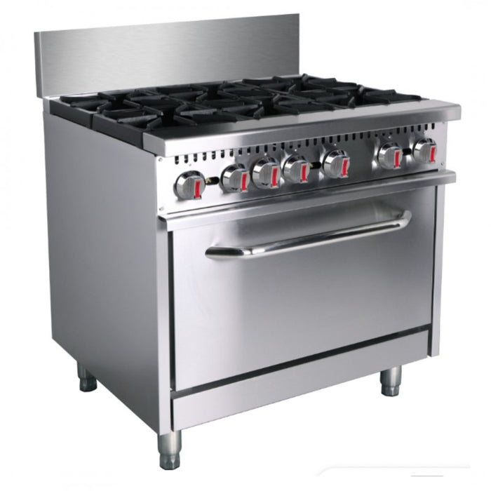 Estufa Gas 6 Quemadores con Horno Torrey EST-6QHG