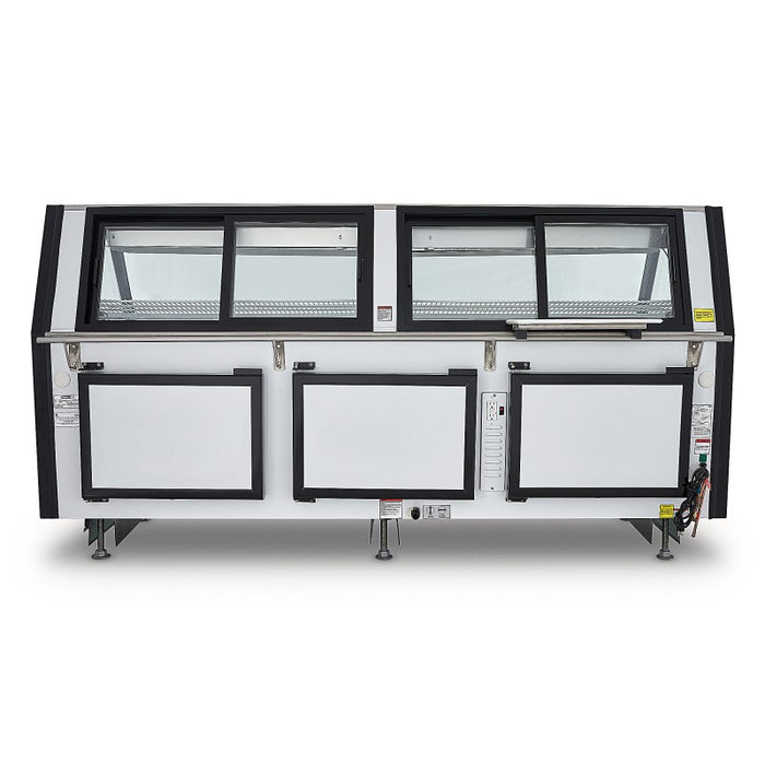 Vitrina Carnicera Tramo Exhibidor Blanco 250cm Torrey TEC250