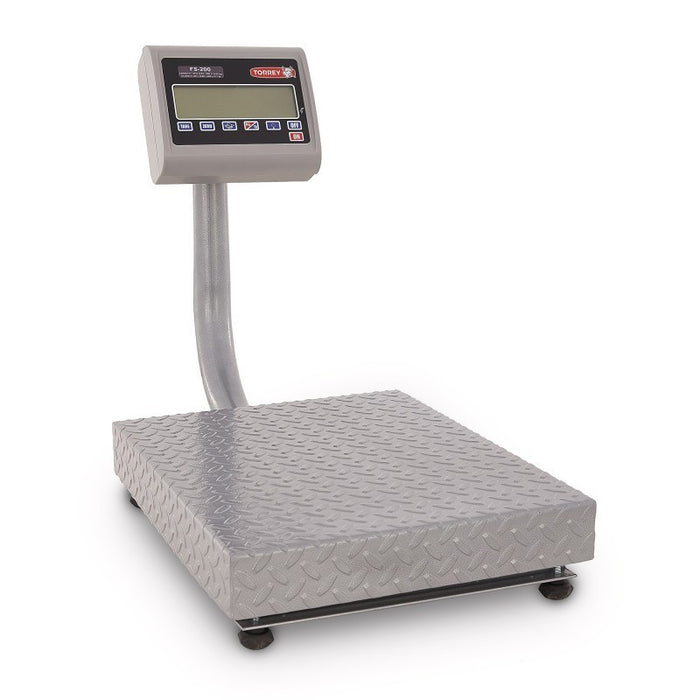 Bascula Recibo Movil Para Mostrador Uso Rudo, Pesa Kilos y Libras 200Kg Torrey FS200