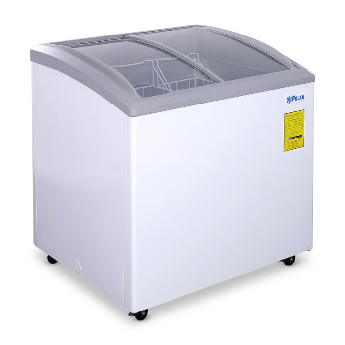 Congelador Horizontal Tapa Cristal Curvo 152L Polar CH-200CR