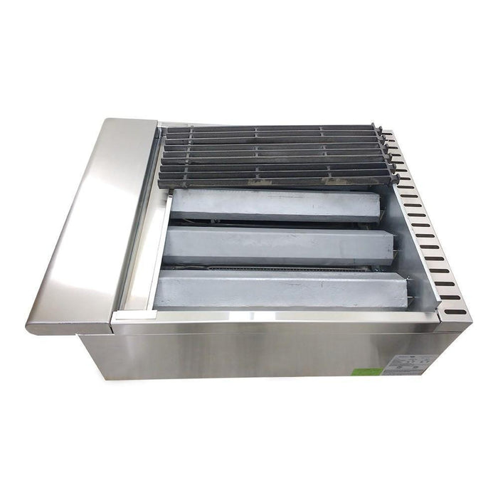 ASBER AERB-24 Asador Radiante de 24" Acero Inoxidable Envio por Cobrar Asadores ASBER 